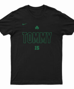 Tommy Tribute Shirts For The Celtics Pre-Game T-Shirt