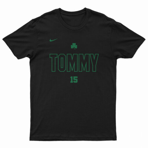 Tommy Tribute Shirts For The Celtics Pre-Game T-Shirt