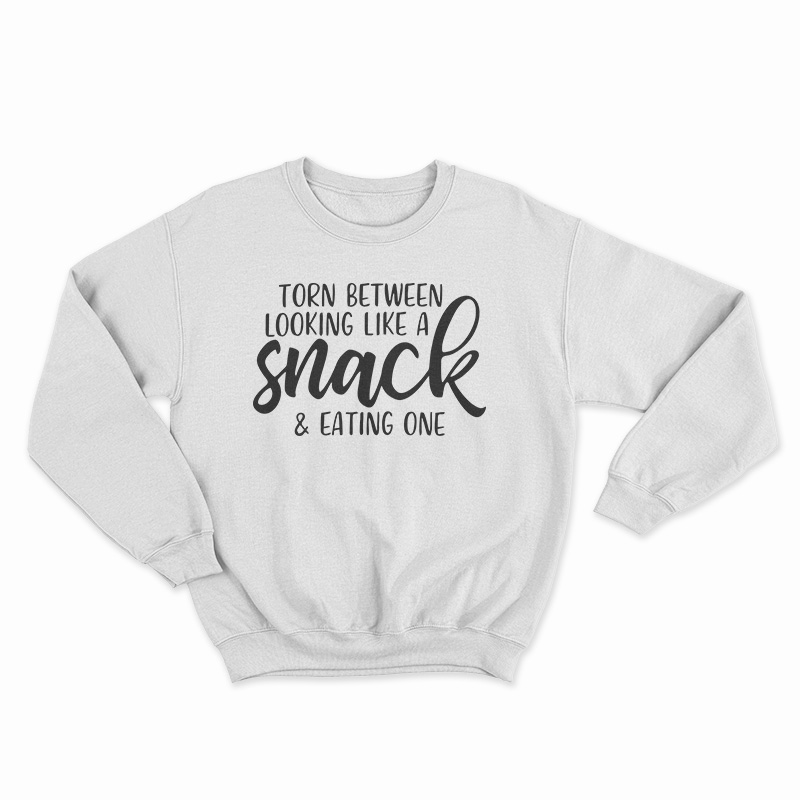 Torn Between Looking Like A Snack And Eating One Sweatshirt