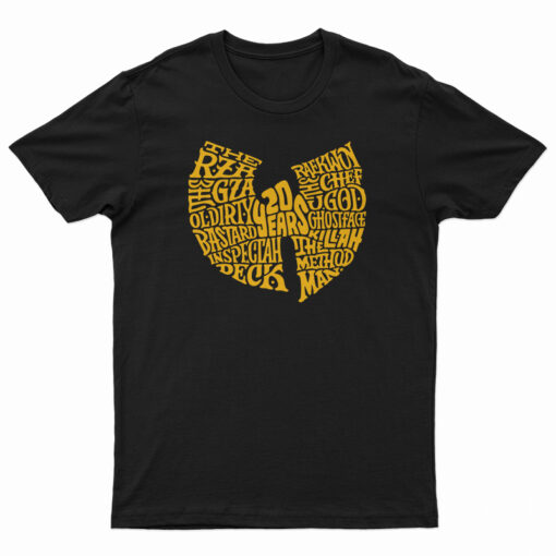 Wu-Tang Clan Hip Hop Band Logo T-Shirt
