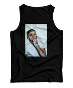 Zayn Malik White On White Photo Tank Top