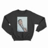 Zayn Malik White On White Photo Sweatshirt