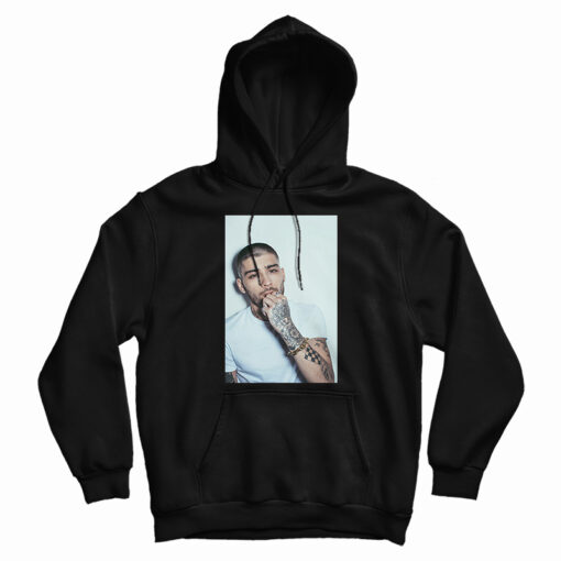 Zayn Malik White On White Photo Hoodie