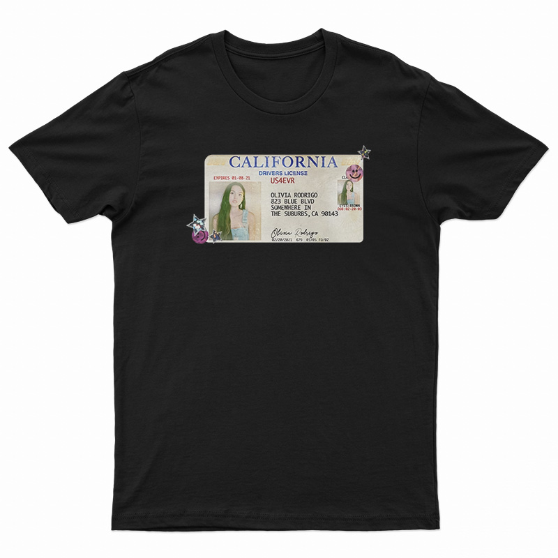 Drivers License Olivia Rodrigo T-Shirt
