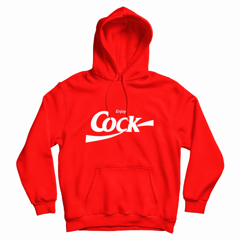 Enjoy Cock Coca Cola Parody Hoodie