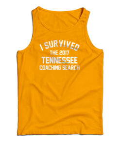 I Survived Tennessee Coaching Search Tank Top