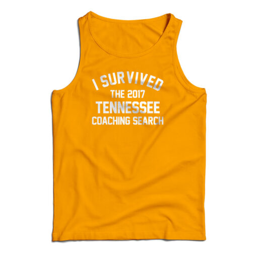 I Survived Tennessee Coaching Search Tank Top