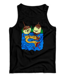 Princess Bubblegum And Marceline Rock Band Tank Top