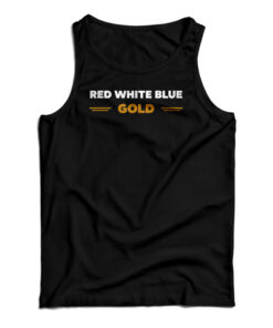 Red White Blue Gold Tank Top