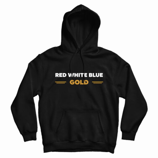 Red White Blue Gold Hoodie