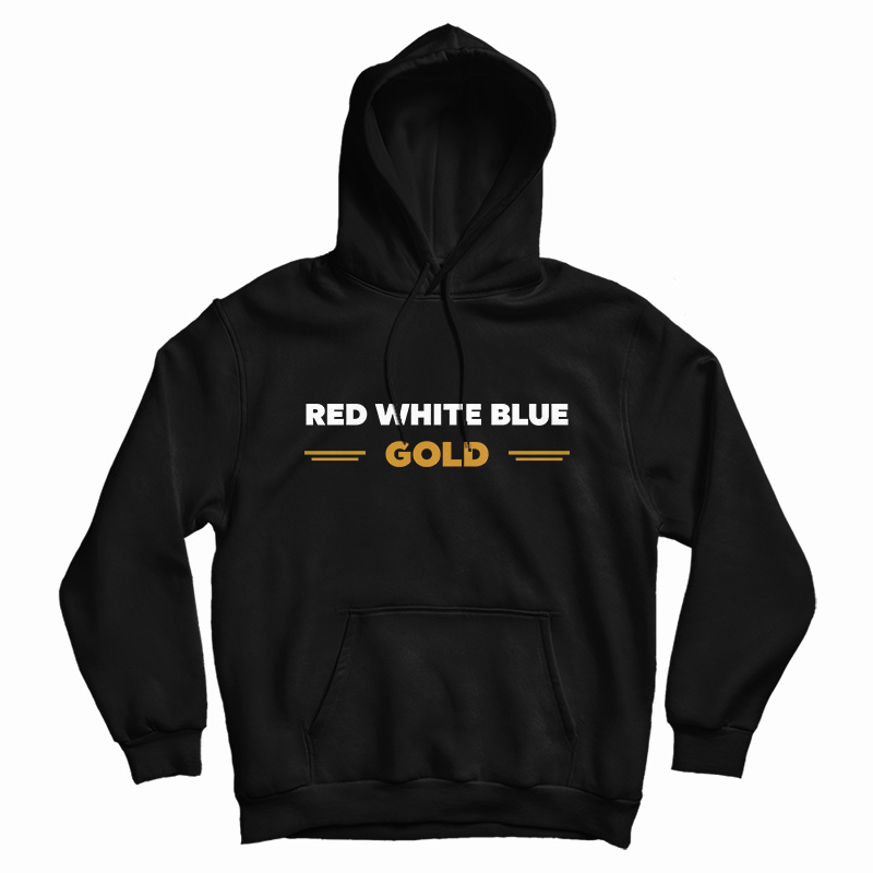 Red White Blue Gold Hoodie For UNISEX - Digitalprintcustom.com