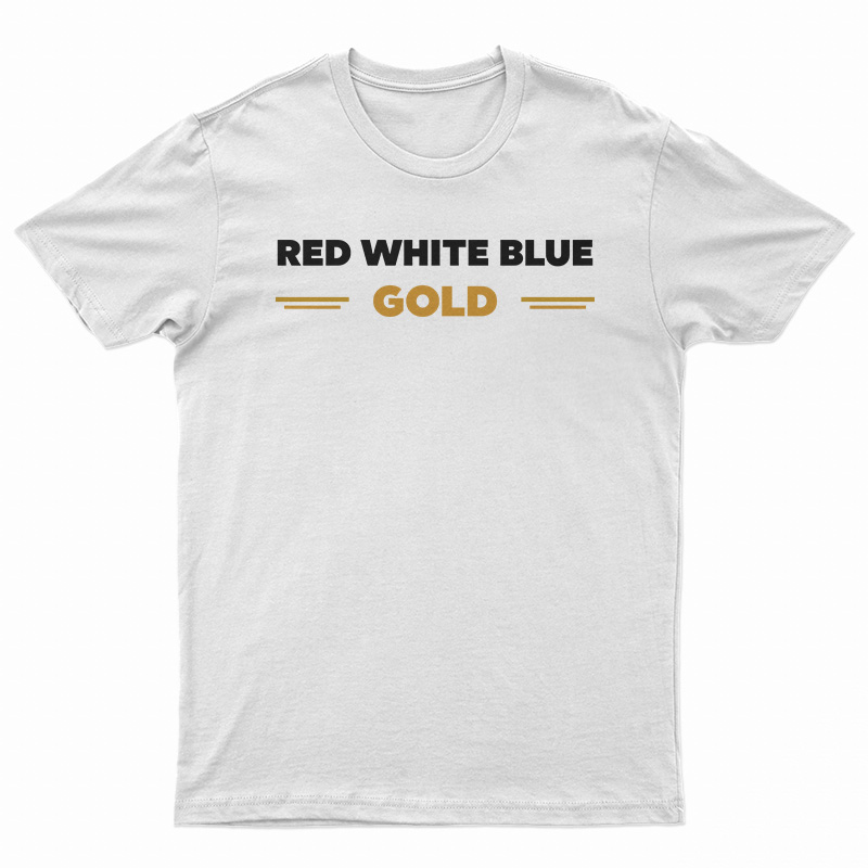 Red White Blue Gold T-Shirt