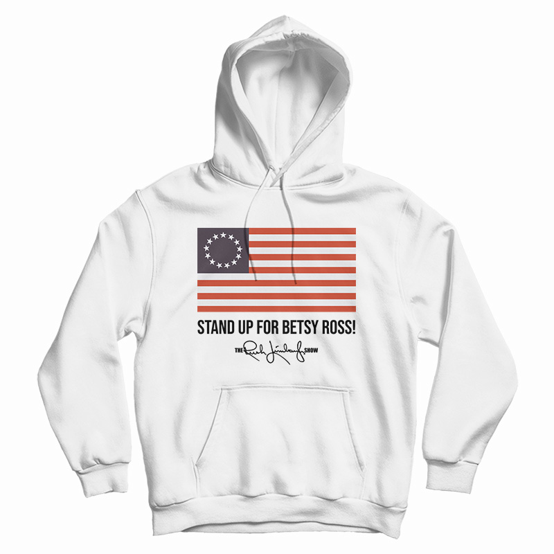 Rush Limbaugh Signature Betsy Ross Flag Hoodie