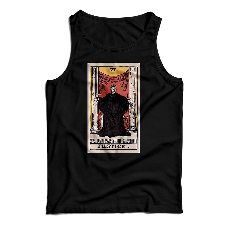Ruth Bader Ginsburg RBG Tarot Card Justice Tank Top