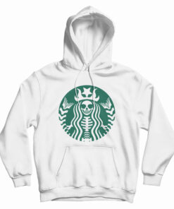 Skeletonbucks Coffee Parody Logo Hoodie
