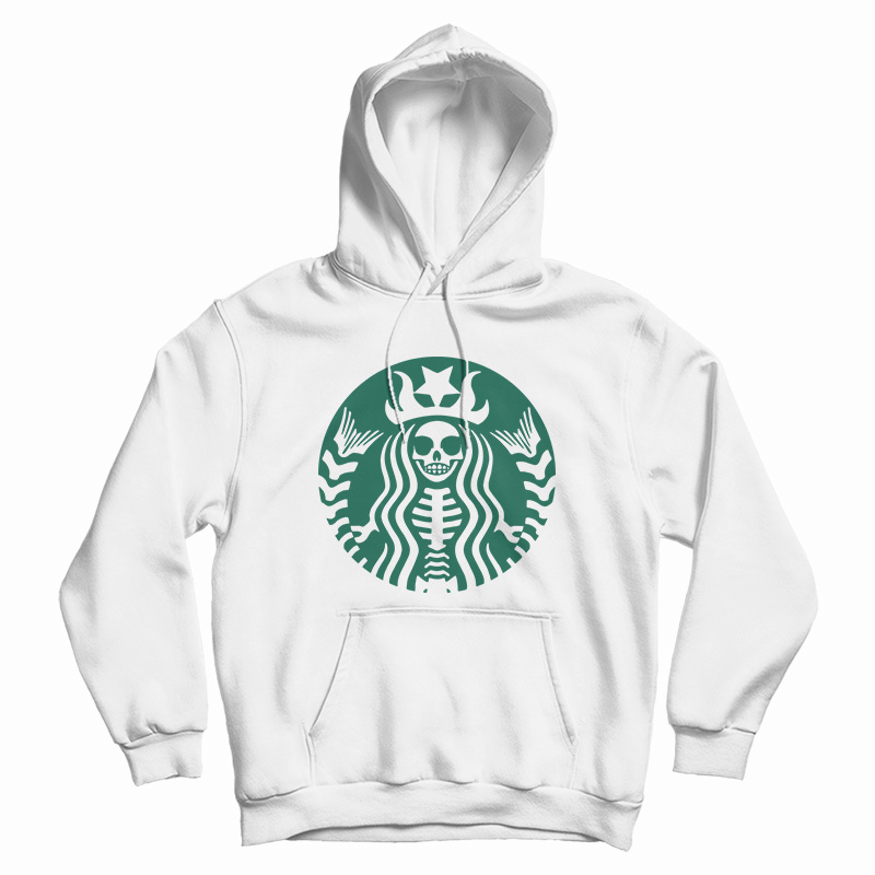 Skeletonbucks Coffee Parody Logo Hoodie