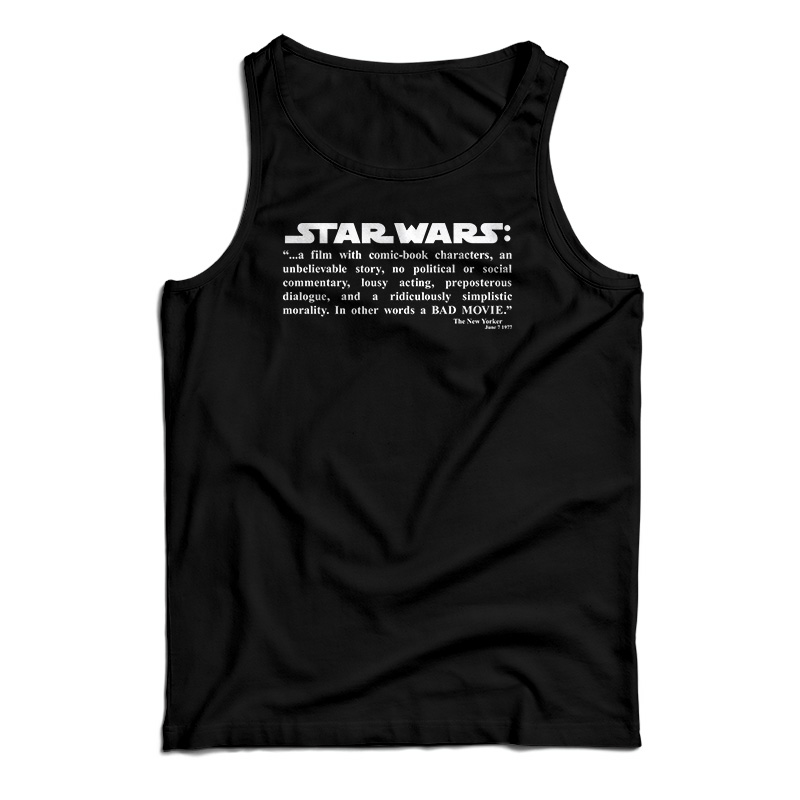 Star Wars Bad Review Tank Top
