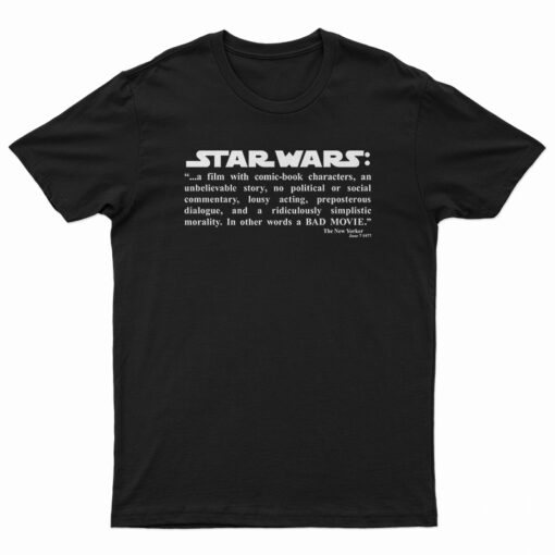 Star Wars Bad Review T-Shirt