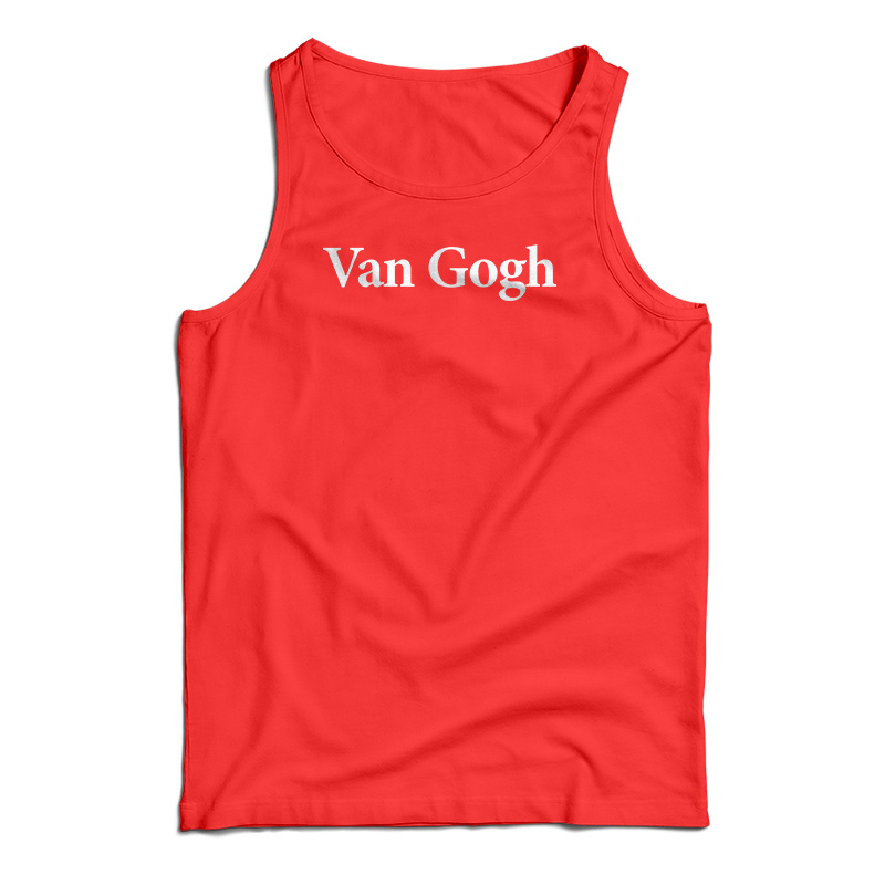 Van Gogh Lettering Tank Top