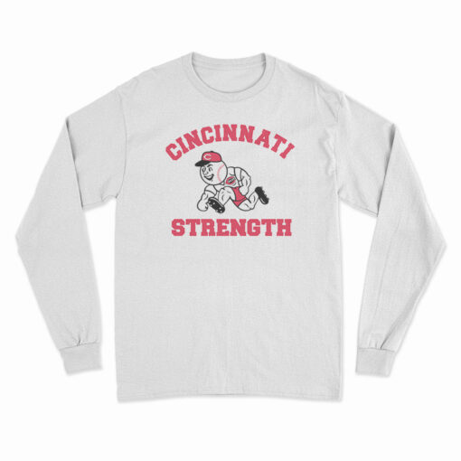 Cincinnati Reds Strength Long Sleeve T-Shirt