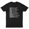 Dream Like Martin Lead Like Harriet Fight Like Malcolm T-Shirt