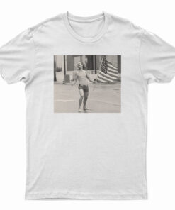 Flag Waving Headbanger Lane Pittman T-Shirt