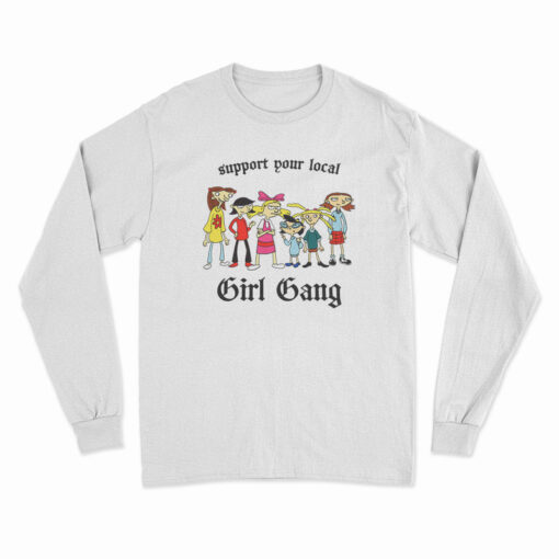 Hey Arnold Support Your Local Gang Long Sleeve T-Shirt