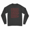 I Don't Think I Have A Bisexual Or Gay Bone In My Body Long Sleeve T-Shirt