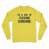 I'm A Ray Of Fucking Sunshine Long Sleeve T-Shirt