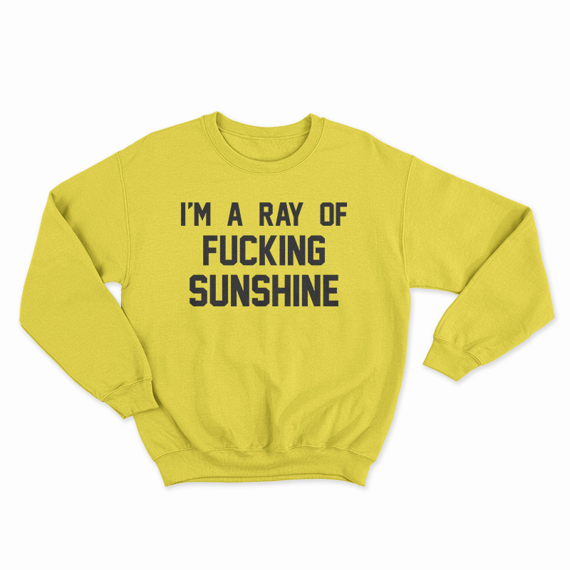 I'm A Ray Of Fucking Sunshine Sweatshirt