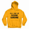I'm A Ray Of Fucking Sunshine Hoodie