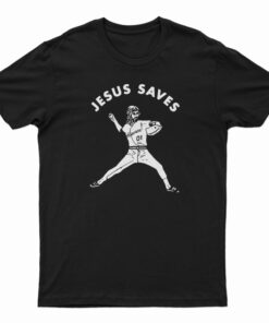 Jesus Saves Baseball T-Shirt