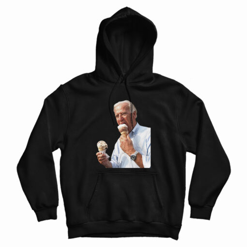Joe Biden Eating Ice Cream Hoodie
