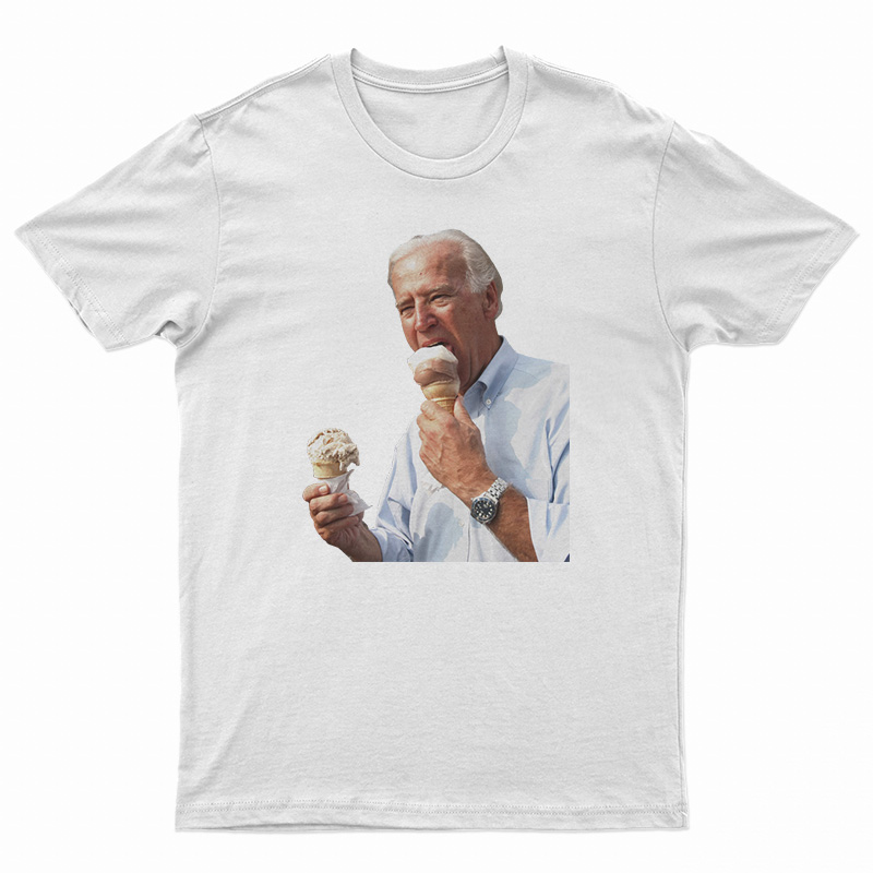 Joe Biden Eating Ice Cream T-Shirt
