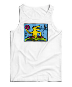 Keith Haring DJ Dog Tank Top