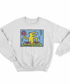 Keith Haring DJ Dog Sweatshirt