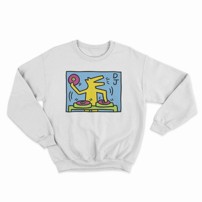Keith Haring DJ Dog Sweatshirt