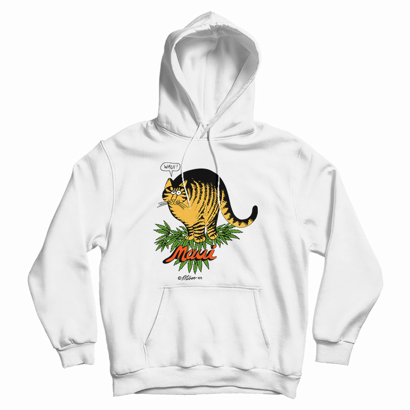 Kliban Cat Maui Waui Hoodie