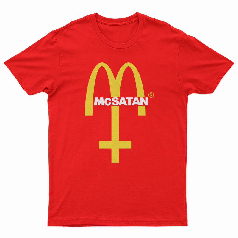 Mc Satan McDonald Parody T-Shirt