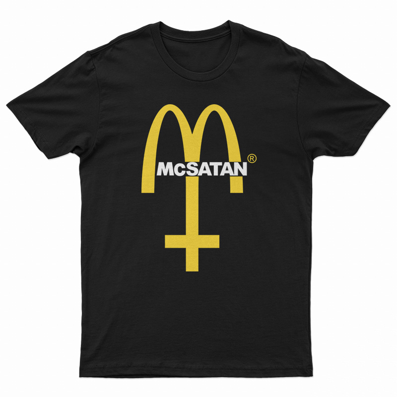 Mc Satan McDonald Parody T-Shirt