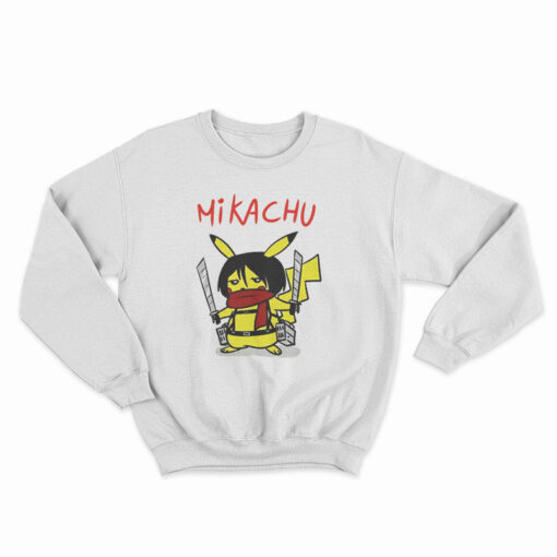 Mikachu Pikachu In Attack On Titan Sweatshirt