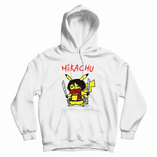 Mikachu Pikachu In Attack On Titan Hoodie