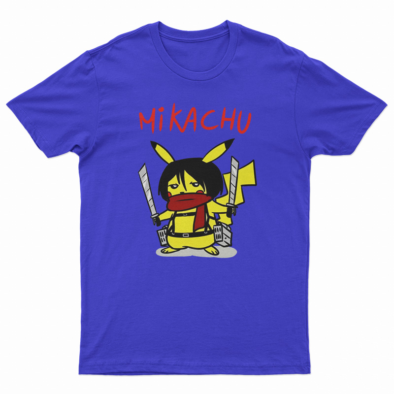 Mikachu Pikachu In Attack On Titan T-Shirt