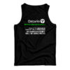 Ontario Government Announcement Tank Top