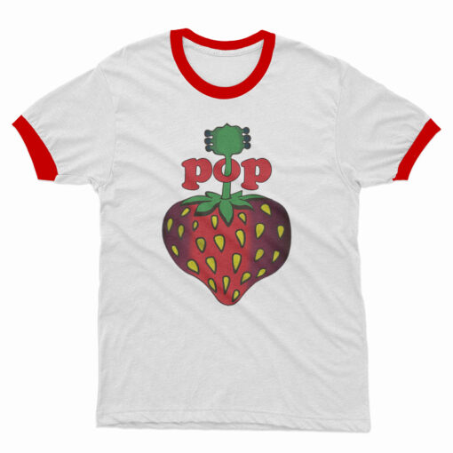 Pop Strawberry Ringer T-Shirt
