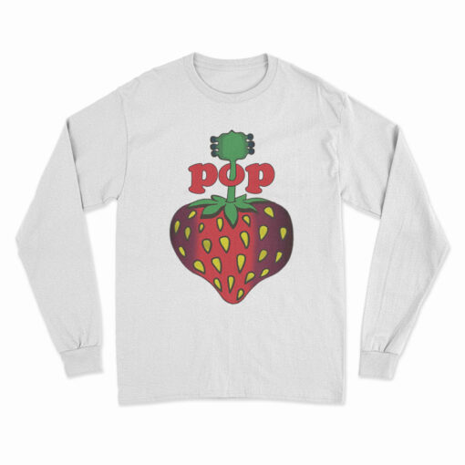 Pop Strawberry Long Sleeve T-Shirt