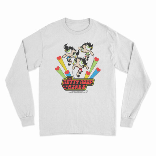 The Betty Boop Girls Powerpuff Girls Long Sleeve T-Shirt