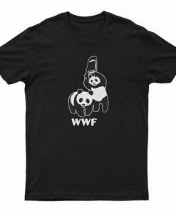 WWF Funny Panda Bear Wrestling T-Shirt