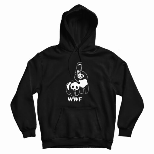 WWF Funny Panda Bear Wrestling Hoodie