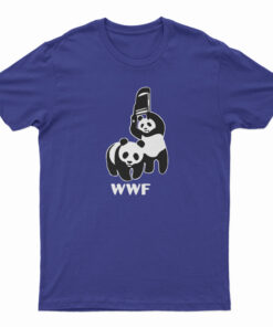 WWF Funny Panda Bear Wrestling T-Shirt